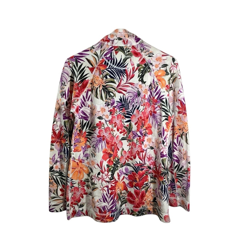 Tommy Bahama Women’s Floral Zip-Front Jacket - Picture 4 of 7